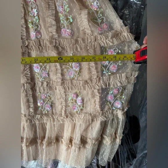 Mac Duggal Blush Floral Mini Dress - Picture 11 of 11